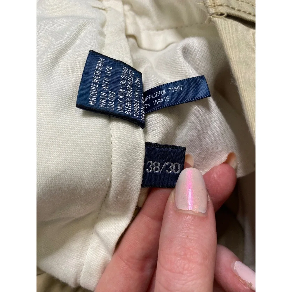 Polo Ralph Lauren Preston Pant‎ Chinos Tan Mens 38x30 Khaki  Straight Leg Preppy